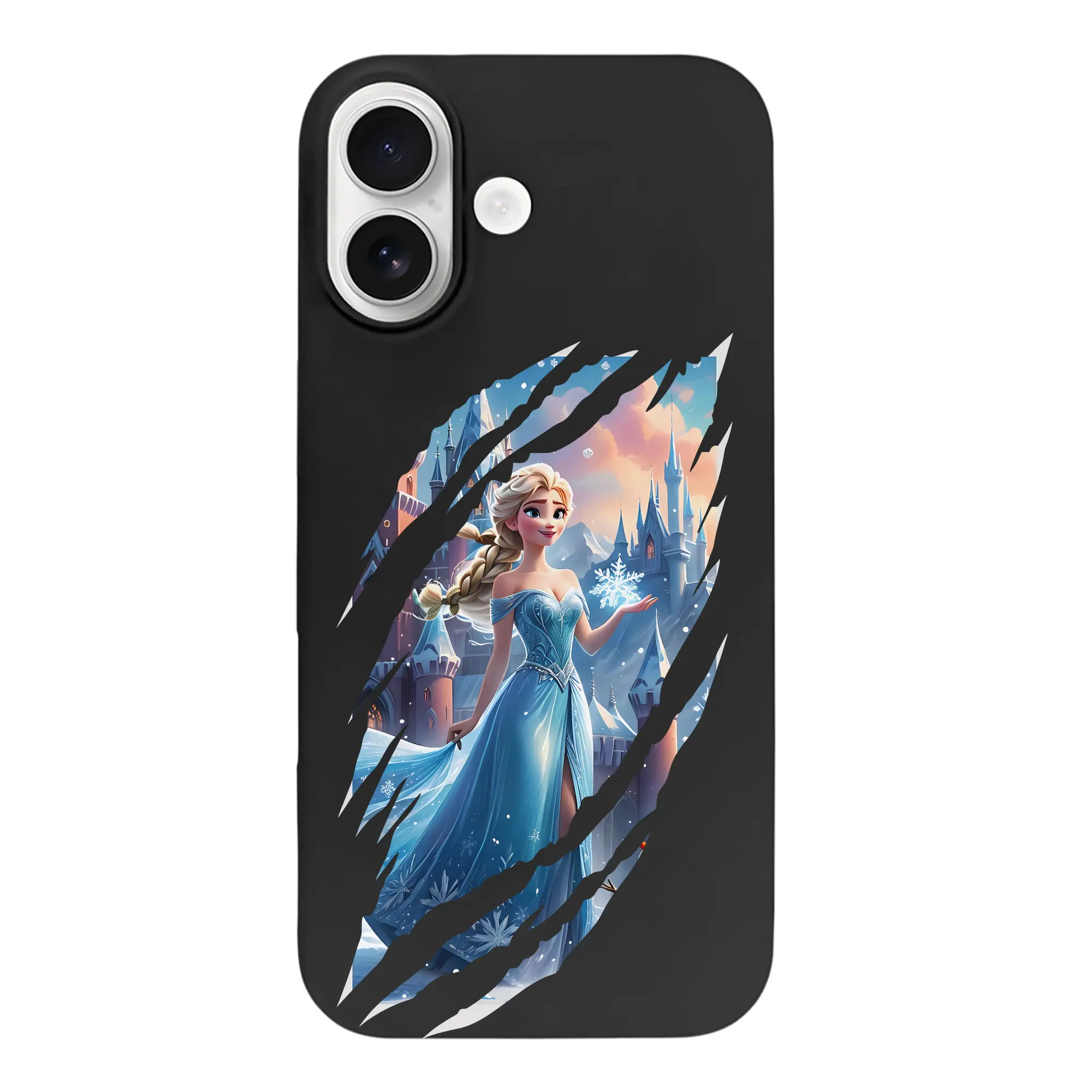 アナと雪の女王(Frozen) グッズ エルサ(Elsa) - iPhone 17 シリーズ シリコンケース 薄型 耐衝撃 指紋防止 ソフトタッチカバー 精密フィット 傷防止 保護ケース iPhone 17/17 Air/17 Pro/17 Pro Max 対応